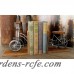 Cole Grey Metal Wooden Cycle Book Ends COGR7471
